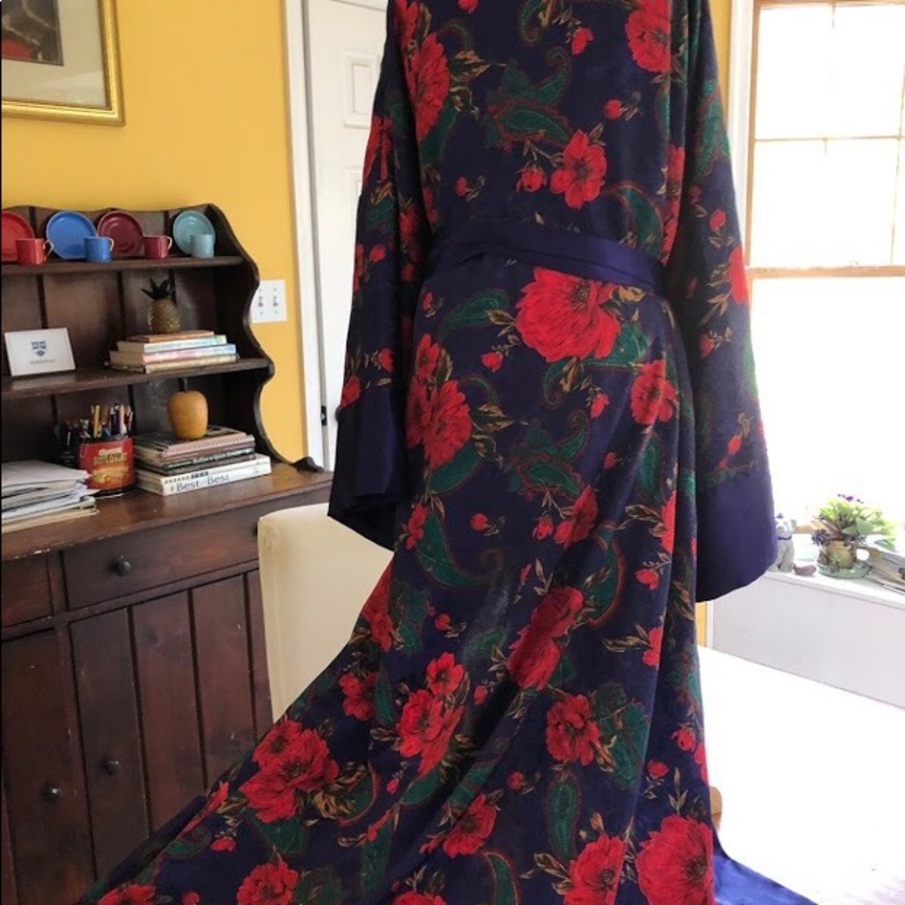 Full length satin robe from Victoria Secret